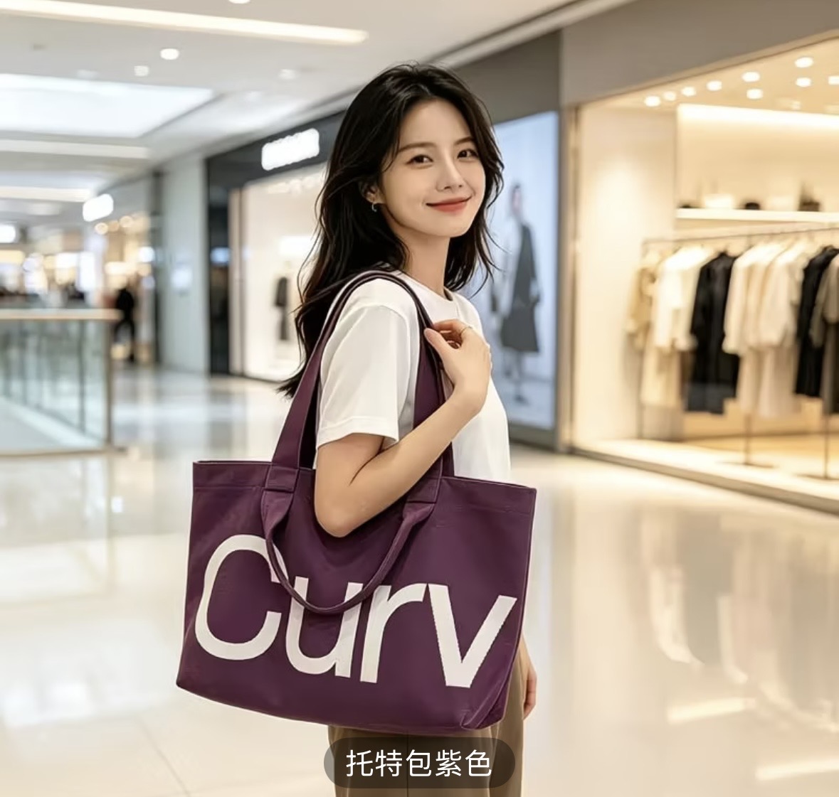 Nouveau sac à main en toile pour été, grand, pour trajet quotidien, cadeau pour la fête Qixi, usage universel, voyage — photo 6