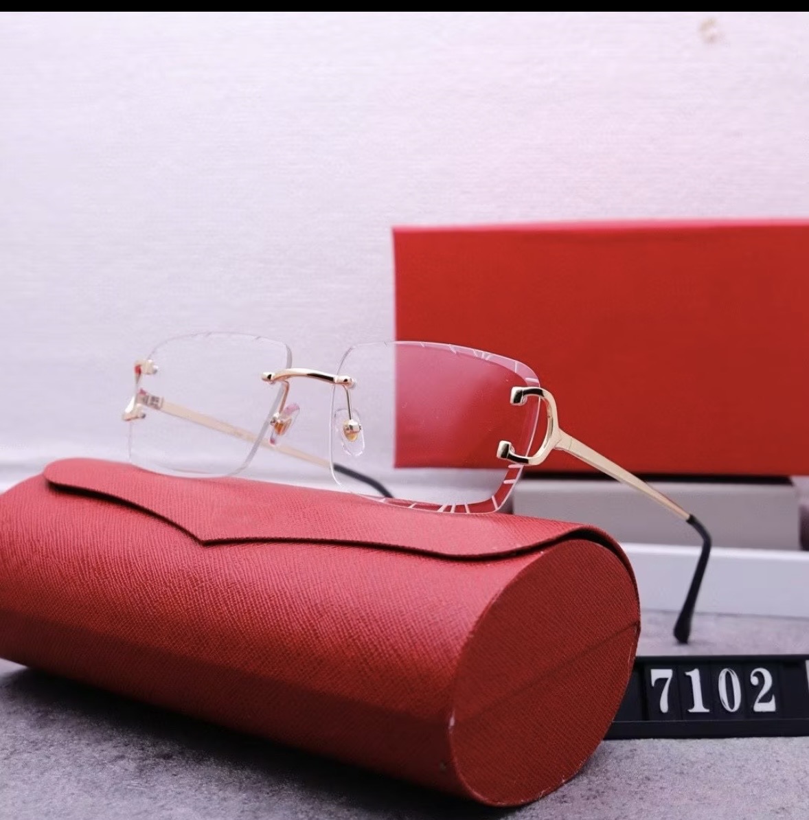 Lunettes de soleil frameless style européen et américain pour femmes — photo 1